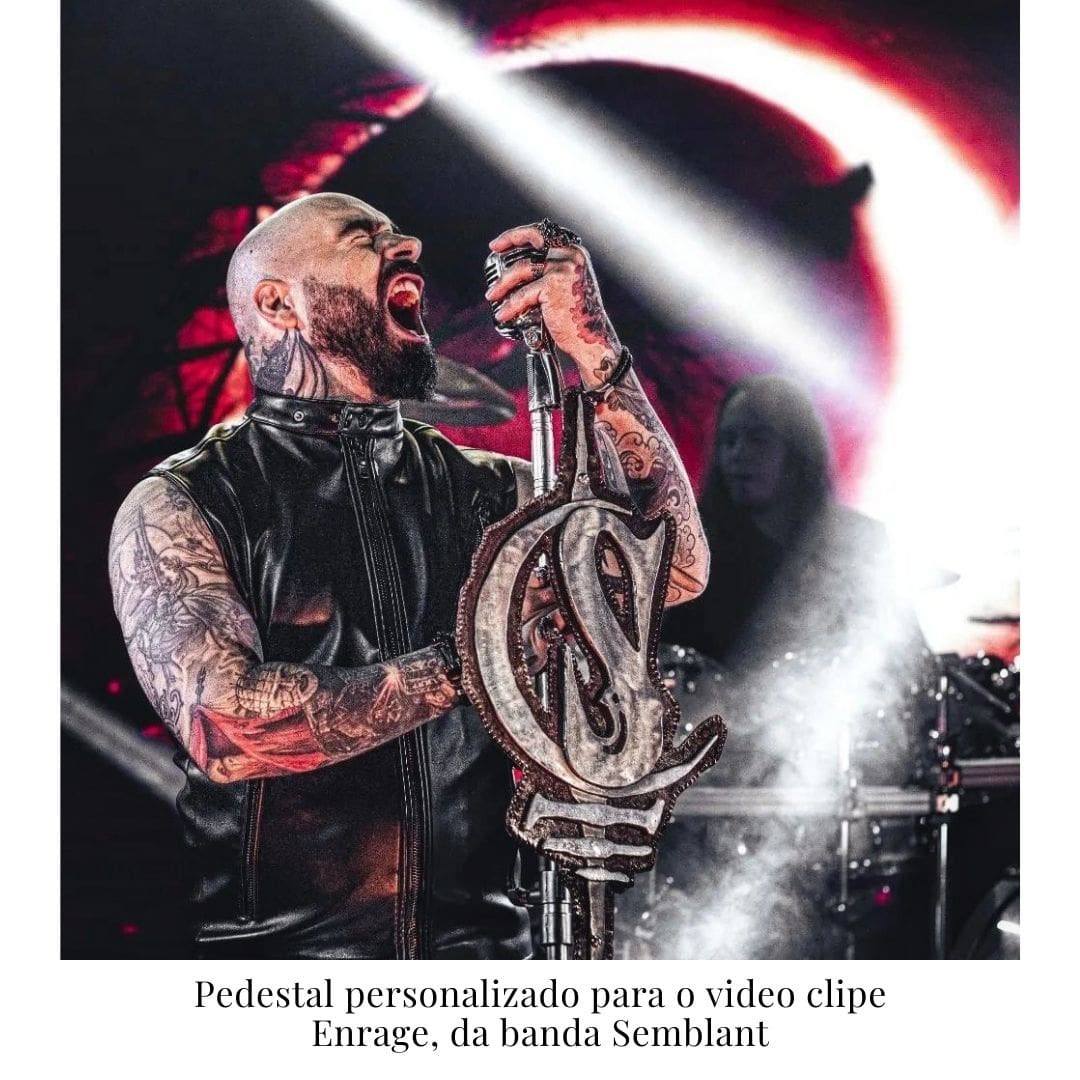 9 - Pedestal personalizado para o video clipe Enrage, da banda Semblant-min